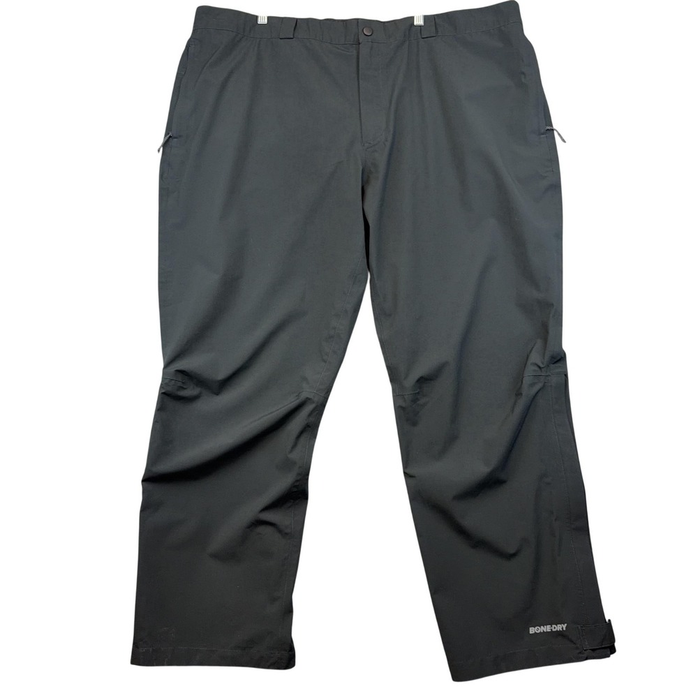 Ascend Bone Dry Rain Pants Mens 3XL 46x32 Gray Waterproof Hiking Outdoor Camping